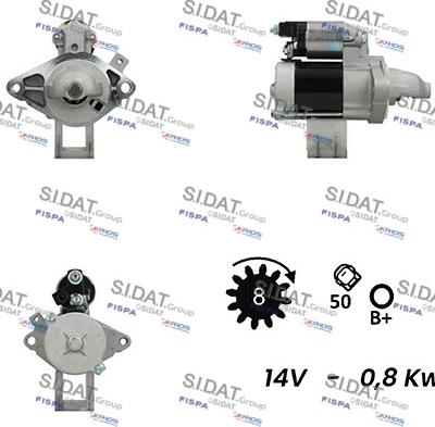 Sidat S12DE0423A2 - Démarreur cwaw.fr