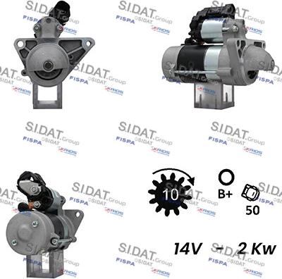 Sidat S12DE0590A2 - Démarreur cwaw.fr