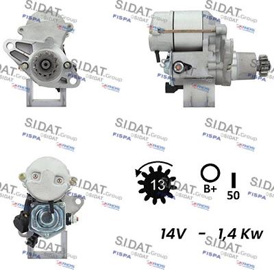 Sidat S12DE0586A2 - Démarreur cwaw.fr