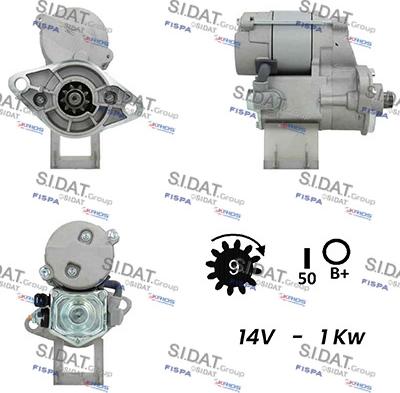 Sidat S12DE0583A2 - Démarreur cwaw.fr