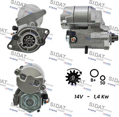 Sidat S12DE0079A2 - Démarreur cwaw.fr