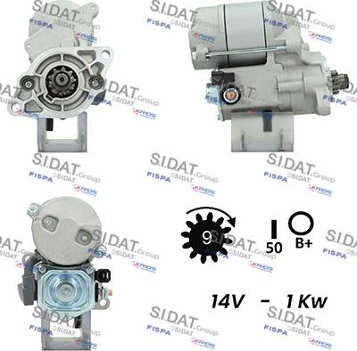 Sidat S12DE0158A2 - Démarreur cwaw.fr