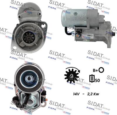 Sidat S12DE0830A2 - Démarreur cwaw.fr