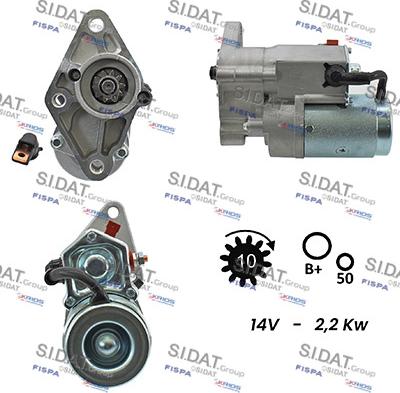 Sidat S12DE0347A2 - Démarreur cwaw.fr