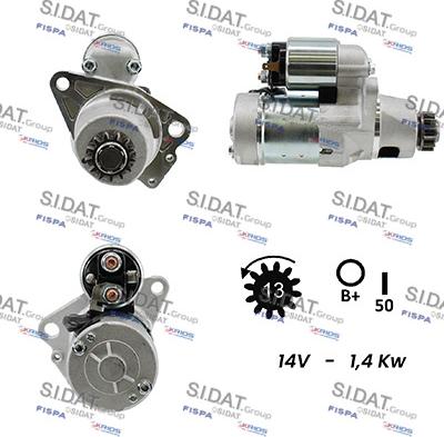 Sidat S12HT0418 - Démarreur cwaw.fr