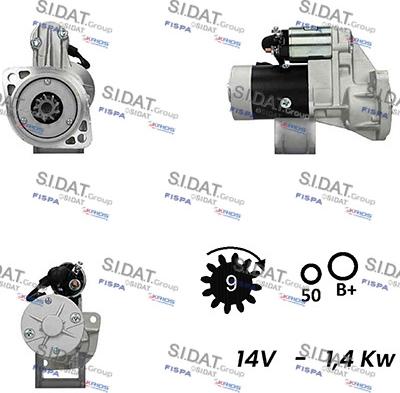 Sidat S12HT0575A2 - Démarreur cwaw.fr