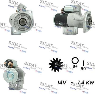 Sidat S12HT0324A2 - Démarreur cwaw.fr