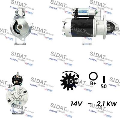 Sidat S12LU0495A2 - Démarreur cwaw.fr