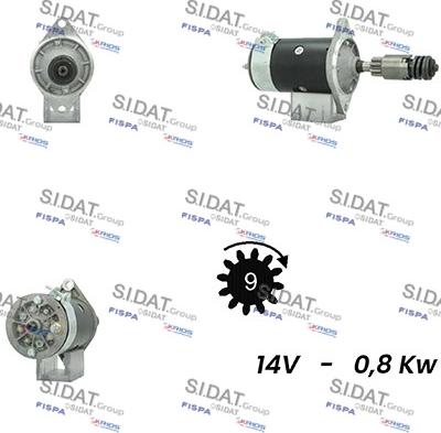 Sidat S12LU0456A2 - Démarreur cwaw.fr