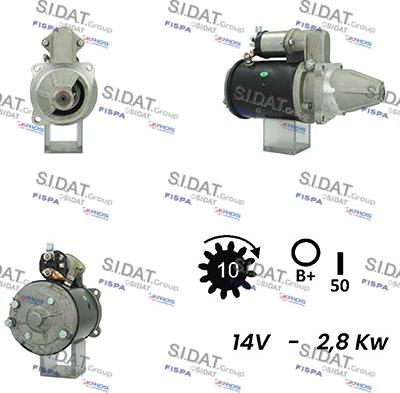 Sidat S12LU0487A2 - Démarreur cwaw.fr