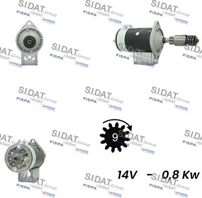 Sidat S12LU0640A2 - Démarreur cwaw.fr