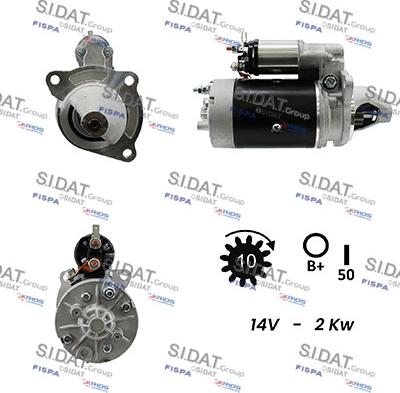 Sidat S12LU0194A2 - Démarreur cwaw.fr