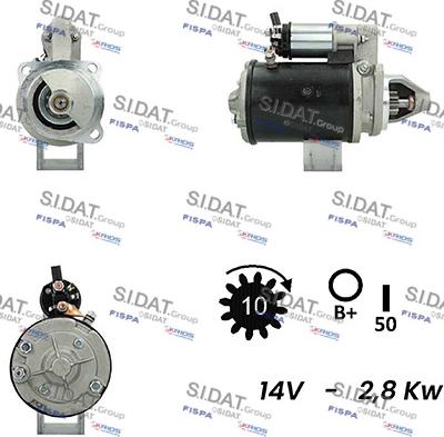 Sidat S12LU0123A2 - Démarreur cwaw.fr