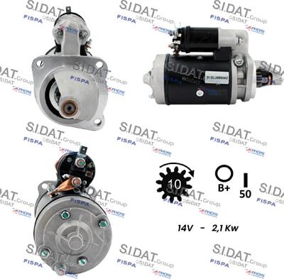 Sidat S12LU0860A2 - Démarreur cwaw.fr