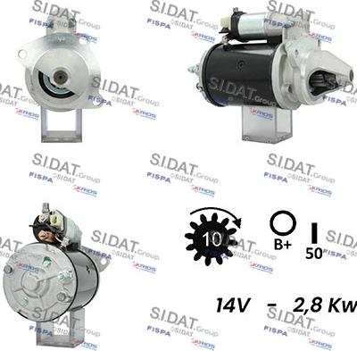 Sidat S12LU0380A2 - Démarreur cwaw.fr