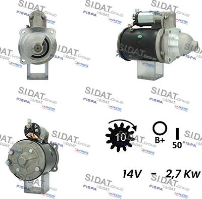 Sidat S12LU0291A2 - Démarreur cwaw.fr