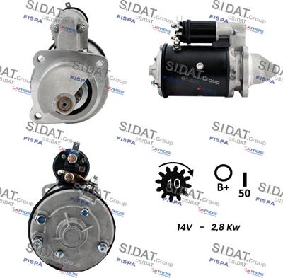 Sidat S12LU0292A2 - Démarreur cwaw.fr