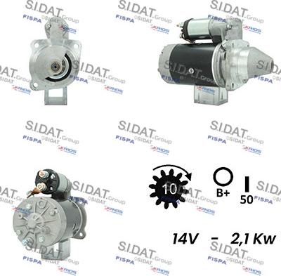 Sidat S12LU0717A2 - Démarreur cwaw.fr