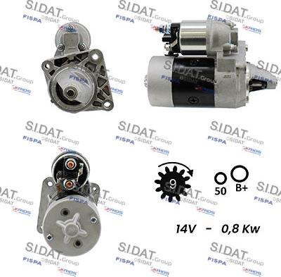 Sidat S12MA0044A2 - Démarreur cwaw.fr