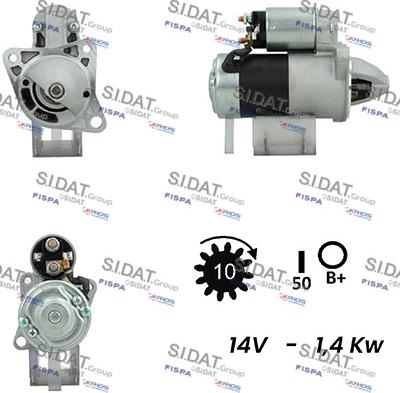 Sidat S12MH0542A2 - Démarreur cwaw.fr