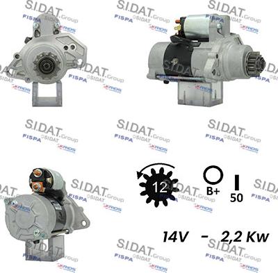 Sidat S12MH0569 - Démarreur cwaw.fr