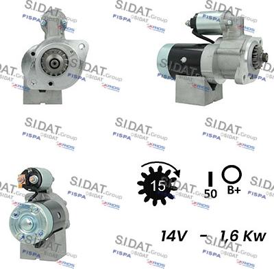 Sidat S12MH0562A2 - Démarreur cwaw.fr