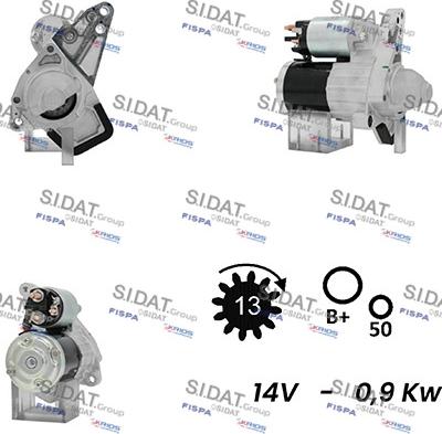 Sidat S12MH0689A2 - Démarreur cwaw.fr