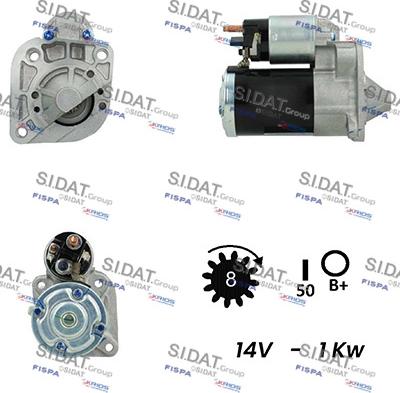 Sidat S12MH0687A2 - Démarreur cwaw.fr