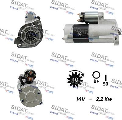 Sidat S12MH0041A2 - Démarreur cwaw.fr