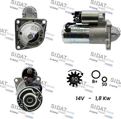 Sidat S12MH0064A2 - Démarreur cwaw.fr