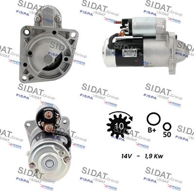 Sidat S12MH0064 - Démarreur cwaw.fr