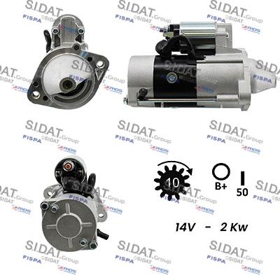 Sidat S12MH0024A2 - Démarreur cwaw.fr