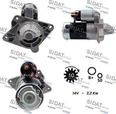 Sidat S12MH0021 - Démarreur cwaw.fr