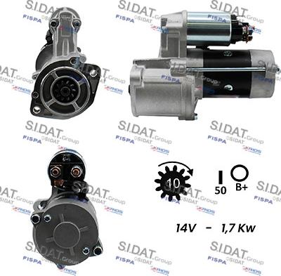 Sidat S12MH0130A2 - Démarreur cwaw.fr