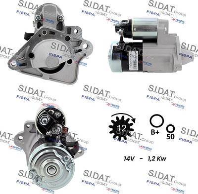 Sidat S12MH0825A2 - Démarreur cwaw.fr