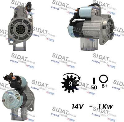 Sidat S12MH0217A2 - Démarreur cwaw.fr