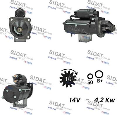 Sidat S12ML0663A2 - Démarreur cwaw.fr