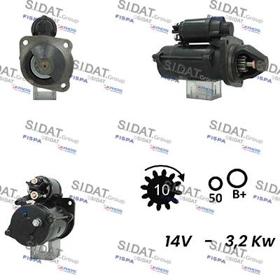 Sidat S12ML0388A2 - Démarreur cwaw.fr