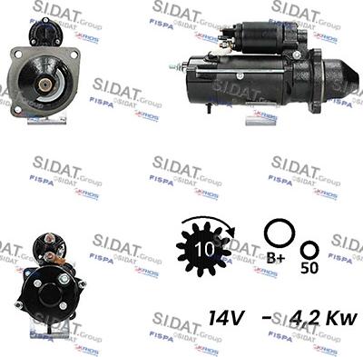 Sidat S12ML0292A2 - Démarreur cwaw.fr