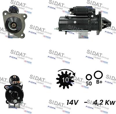 Sidat S12ML0284A2 - Démarreur cwaw.fr