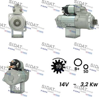 Sidat S12ML0709 - Démarreur cwaw.fr