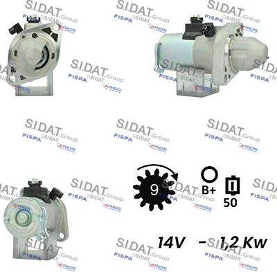 Sidat S12MT0524A2 - Démarreur cwaw.fr