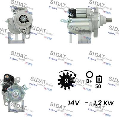 Sidat S12MT0527A2 - Démarreur cwaw.fr