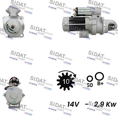 Sidat S12NK0355A2 - Démarreur cwaw.fr