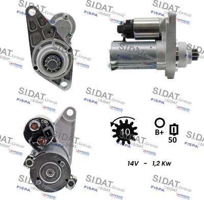 Sidat S12VA0442A2 - Démarreur cwaw.fr