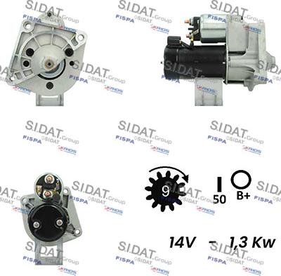 Sidat S12VA0686A2 - Démarreur cwaw.fr