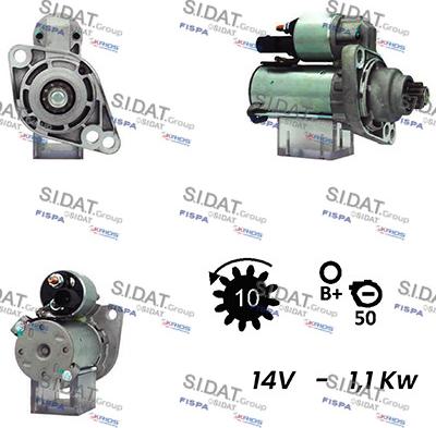 Sidat S12VA0094 - Démarreur cwaw.fr