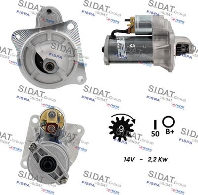 Sidat S12VA0045 - Démarreur cwaw.fr