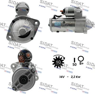 Sidat S12VA0085 - Démarreur cwaw.fr