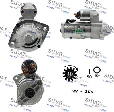 Sidat S12VA0024 - Démarreur cwaw.fr